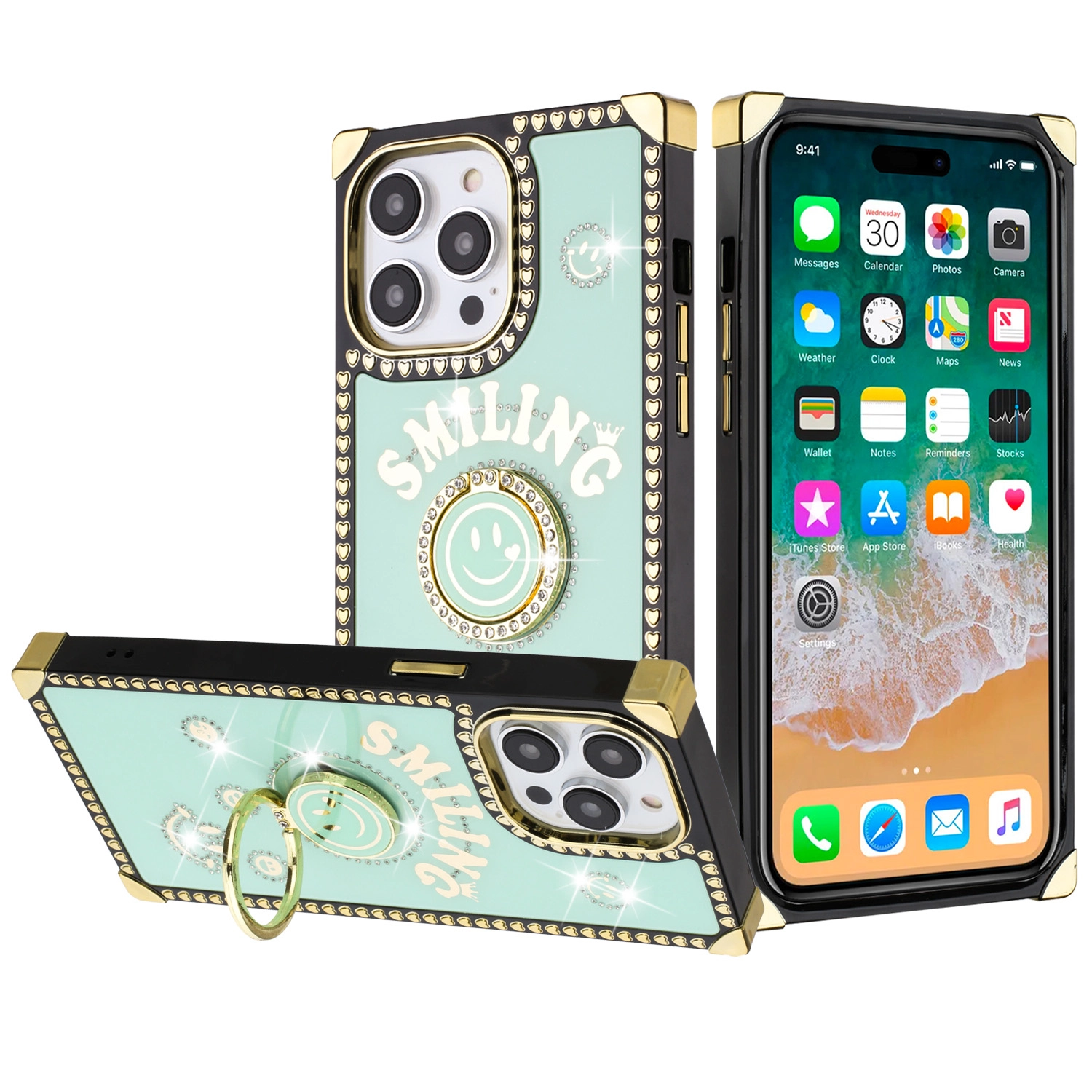 Case for iphone 15 pro(QBPASNSM-15PRO-Pnk)