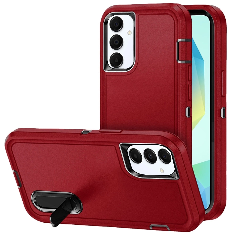 Case For Samsung A16 5G (QBPEAK-5gA16-BKRed)