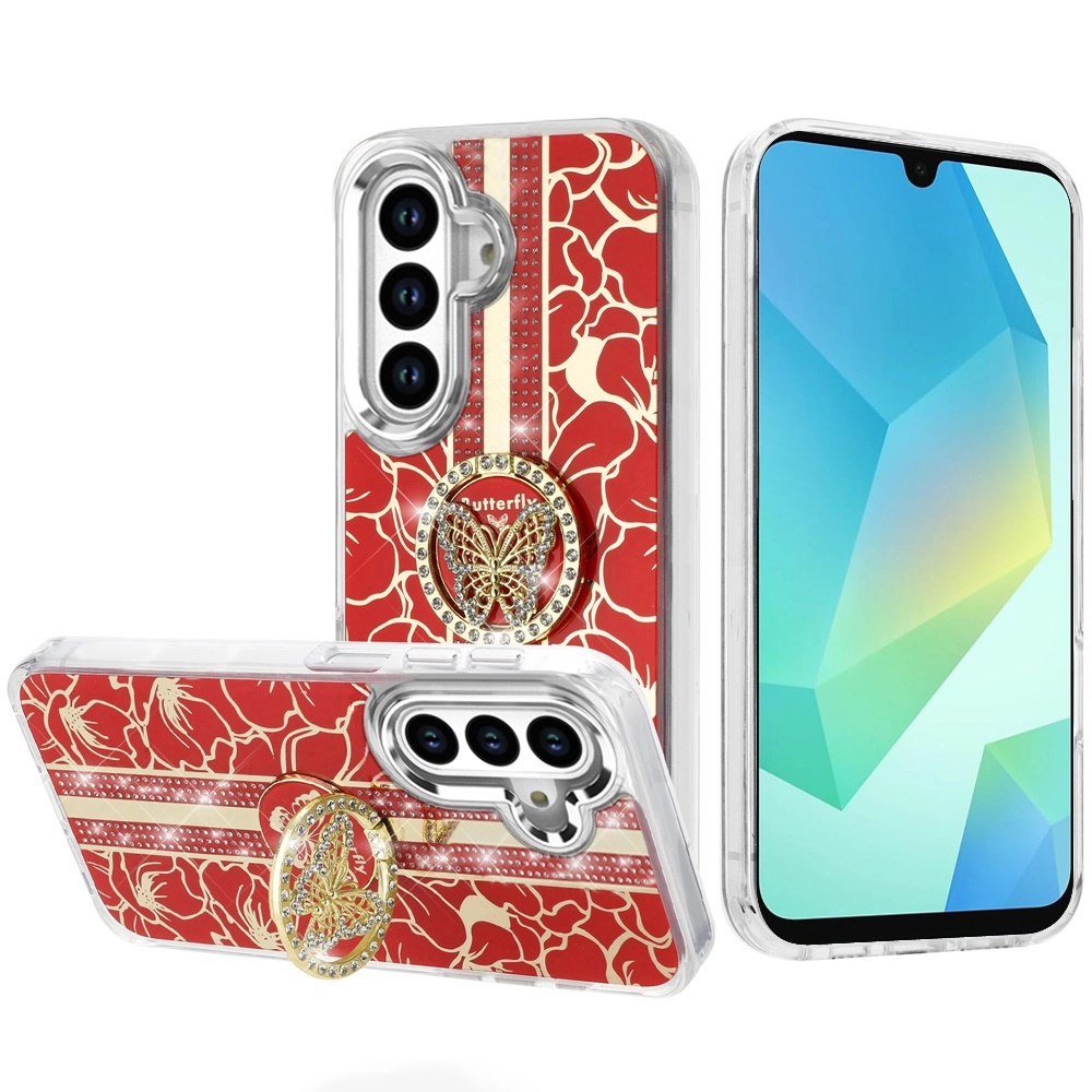 Case For Samsung A16 5G (QBSPLNDXFLR-5gA16-Red)