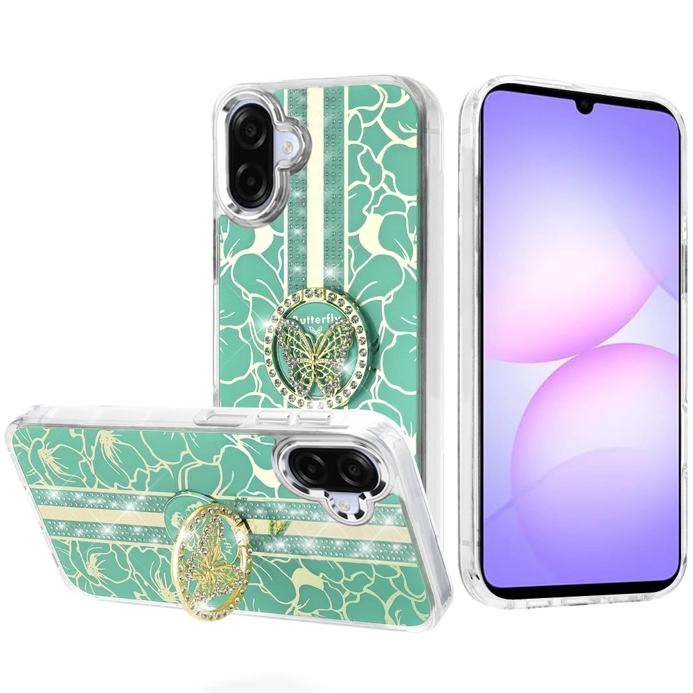 Case For Samsung A07 (QBSPLNDXFLR-A07-LGrn)