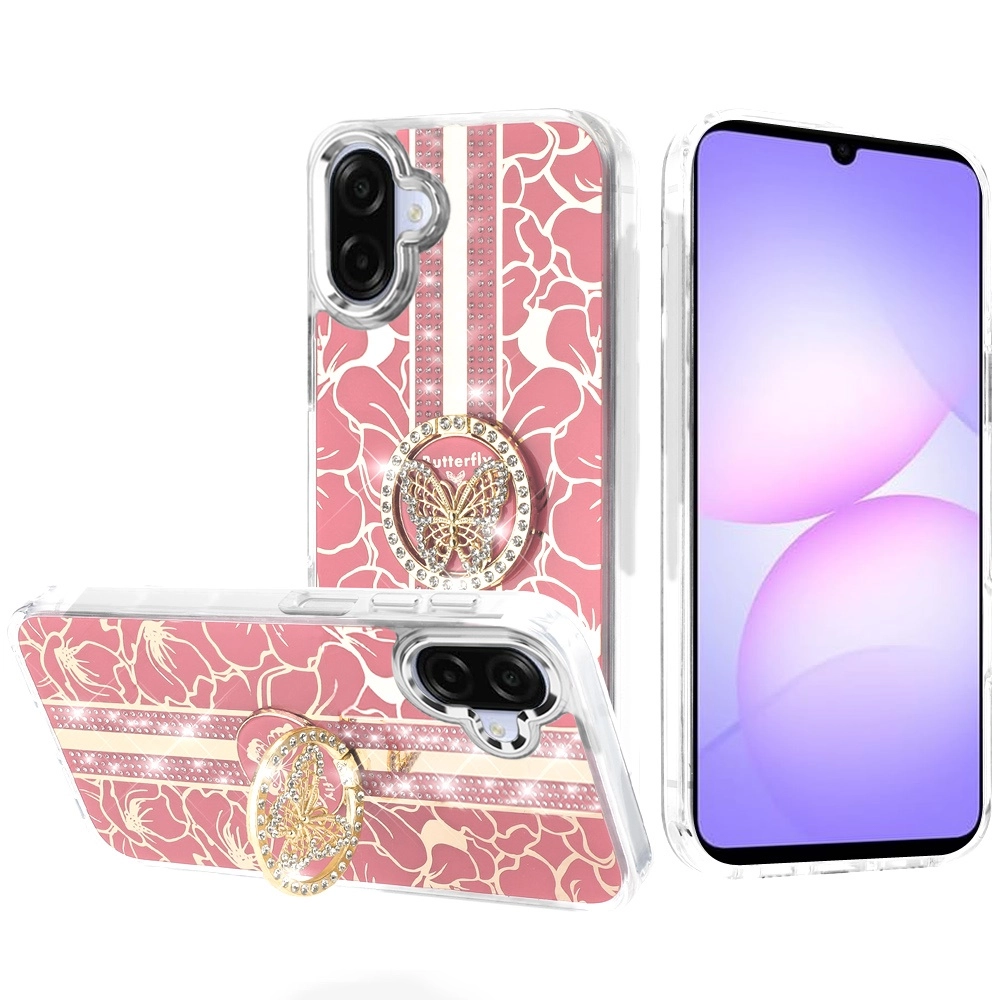 Case For Samsung A07 (QBSPLNDXFLR-A07-LPnk)