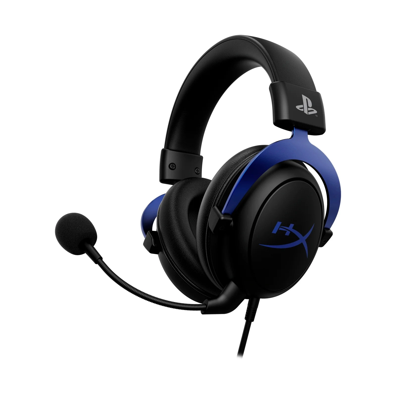 R: HyperX Cloud - Official PlayStation Licensed Gaming Headset for PS4 and PS5 with In-Line Audio Control, Detachable Noise Cancelling Microphone, Comfortable Memory Foam - Black
