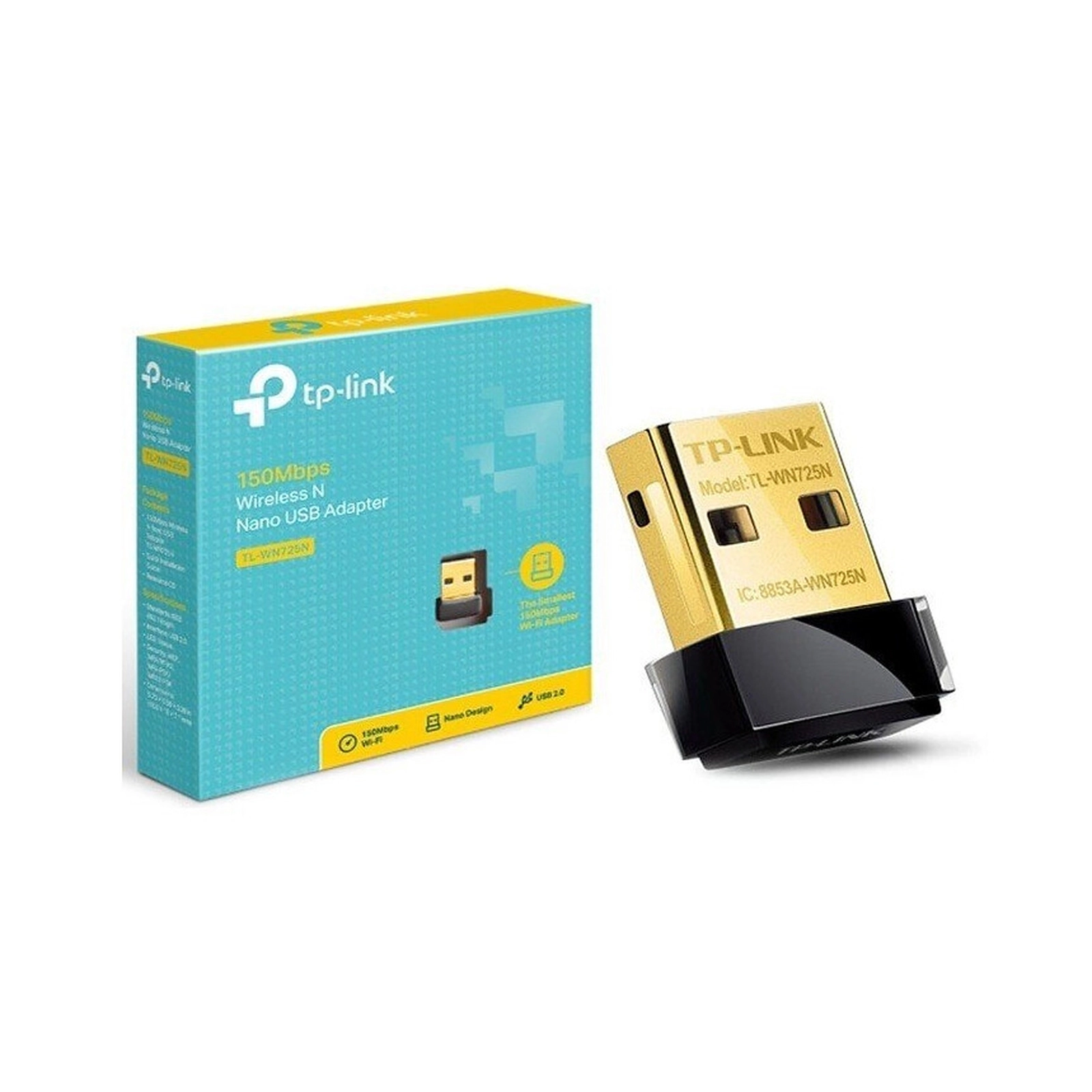 R:TP-Link USB WiFi Adapter for PC(TL-WN725N), N150 Wireless Network Adapter for Desktop