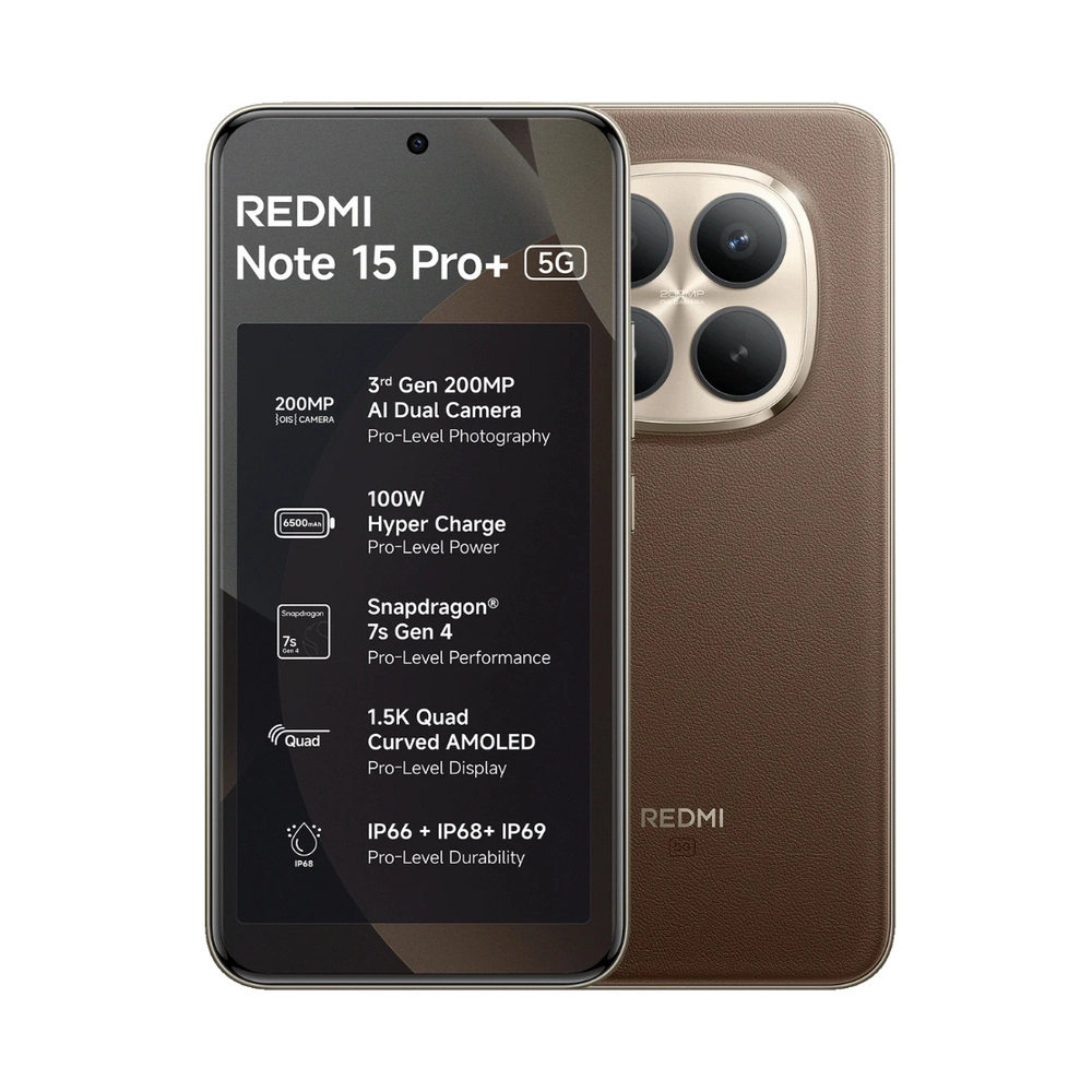 Cellph Redmi Note 15 Pro Plus 512GB 12GB Black