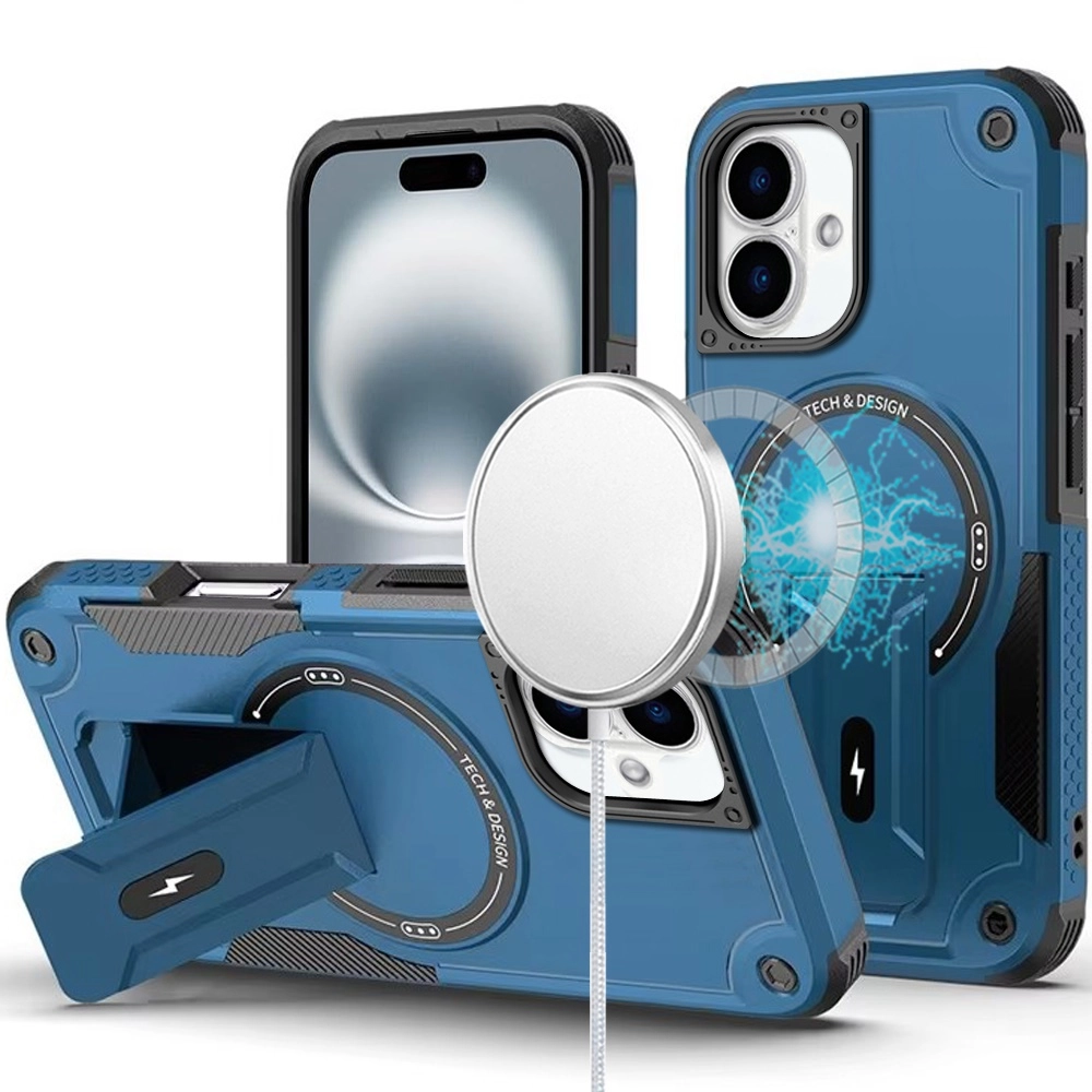 Case For iPhone 16 (MGBRKT-iP16-Blue)