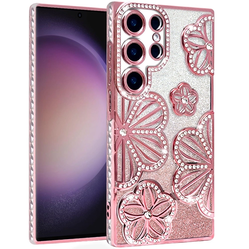 Case For Samsung S23 Ultra Shimmer (QBSHMR-s23UL-RGold)