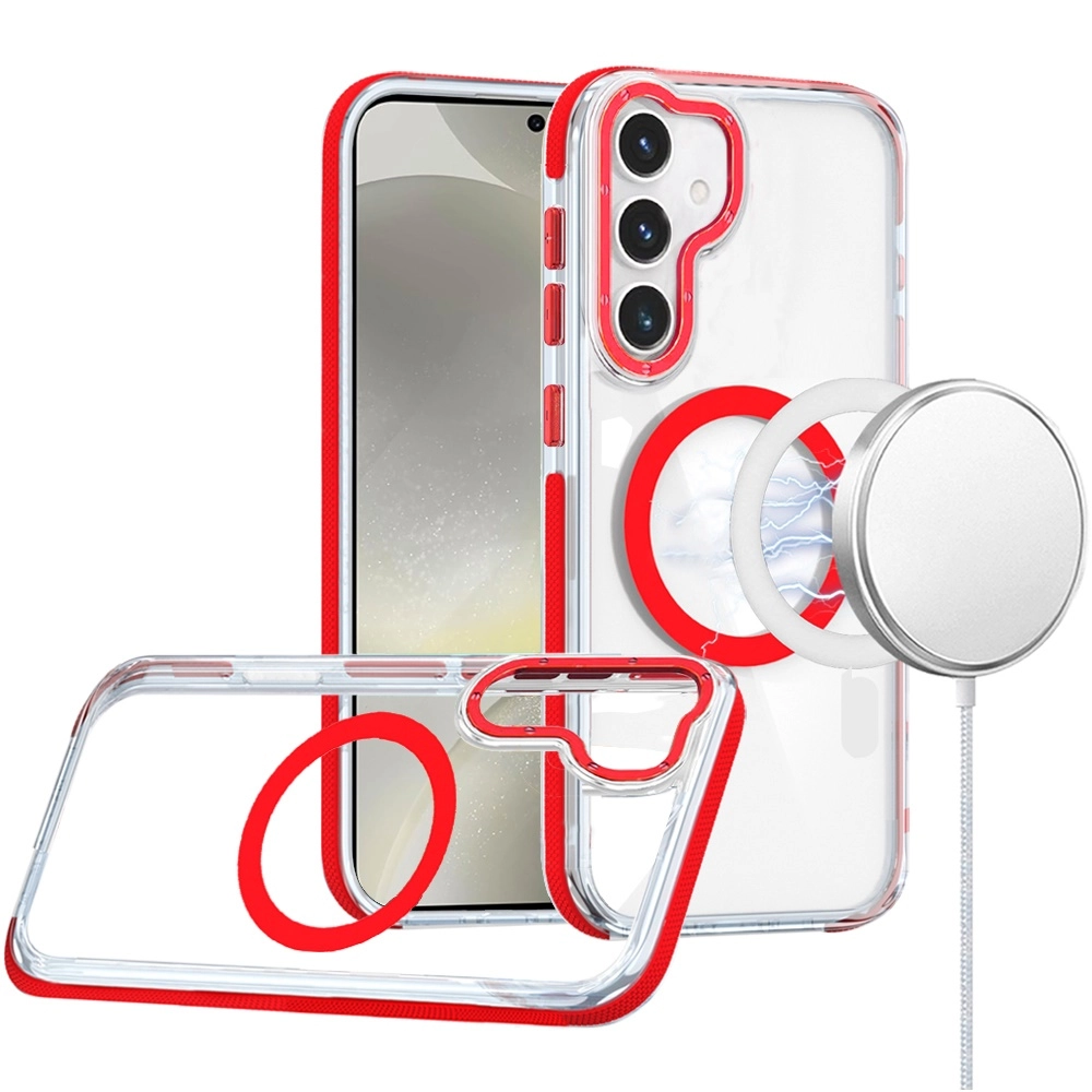 Case For Samsung S21 Ultra/S30 Ultra Matching Color Frame Strong (MGMTCHN-s21ULT-Red)