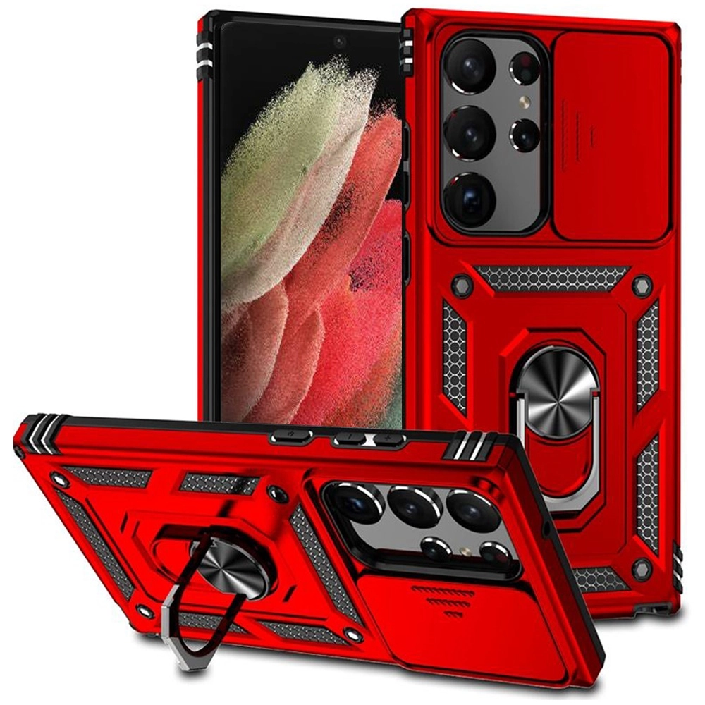 Case For Samsung S21 Ultra/S30 Ultra (QBWELL-s21ULT-Red)