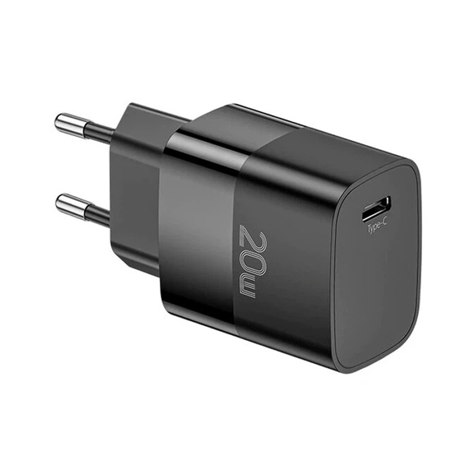 POWERXCELL 20WATT WALL CHARGER TYPE-C OUTPUT FAST CHARGER - BLACK (B14)