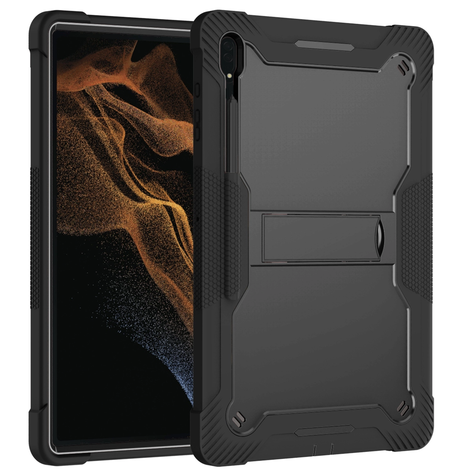 Case For Samsung Samsung Tab S9 / S9FE / S10FE (QBTBTF-TabS9-BK)