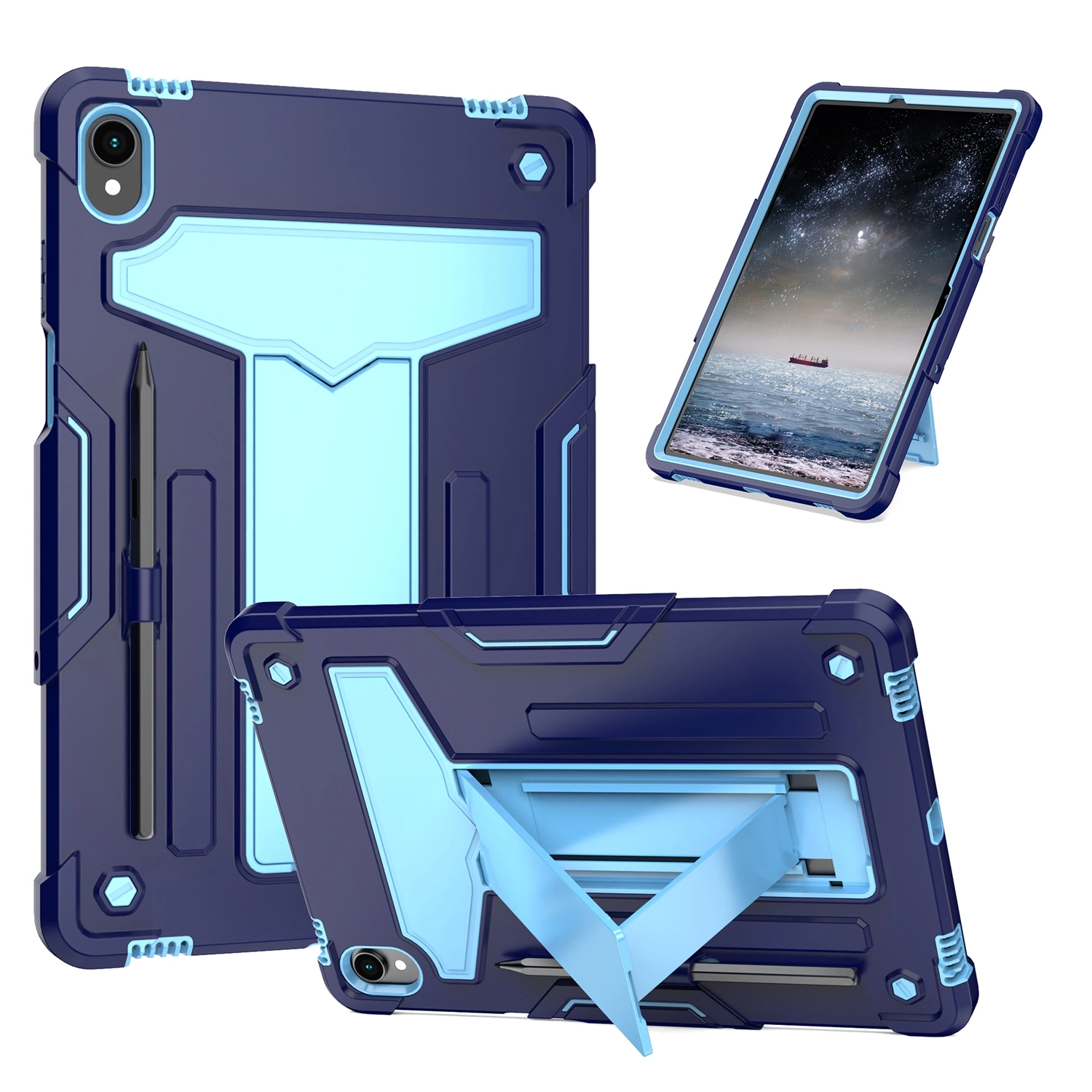 Case For Samsung Tab S9 Plus (TBVRTCL-TabS9Plus-NBB)