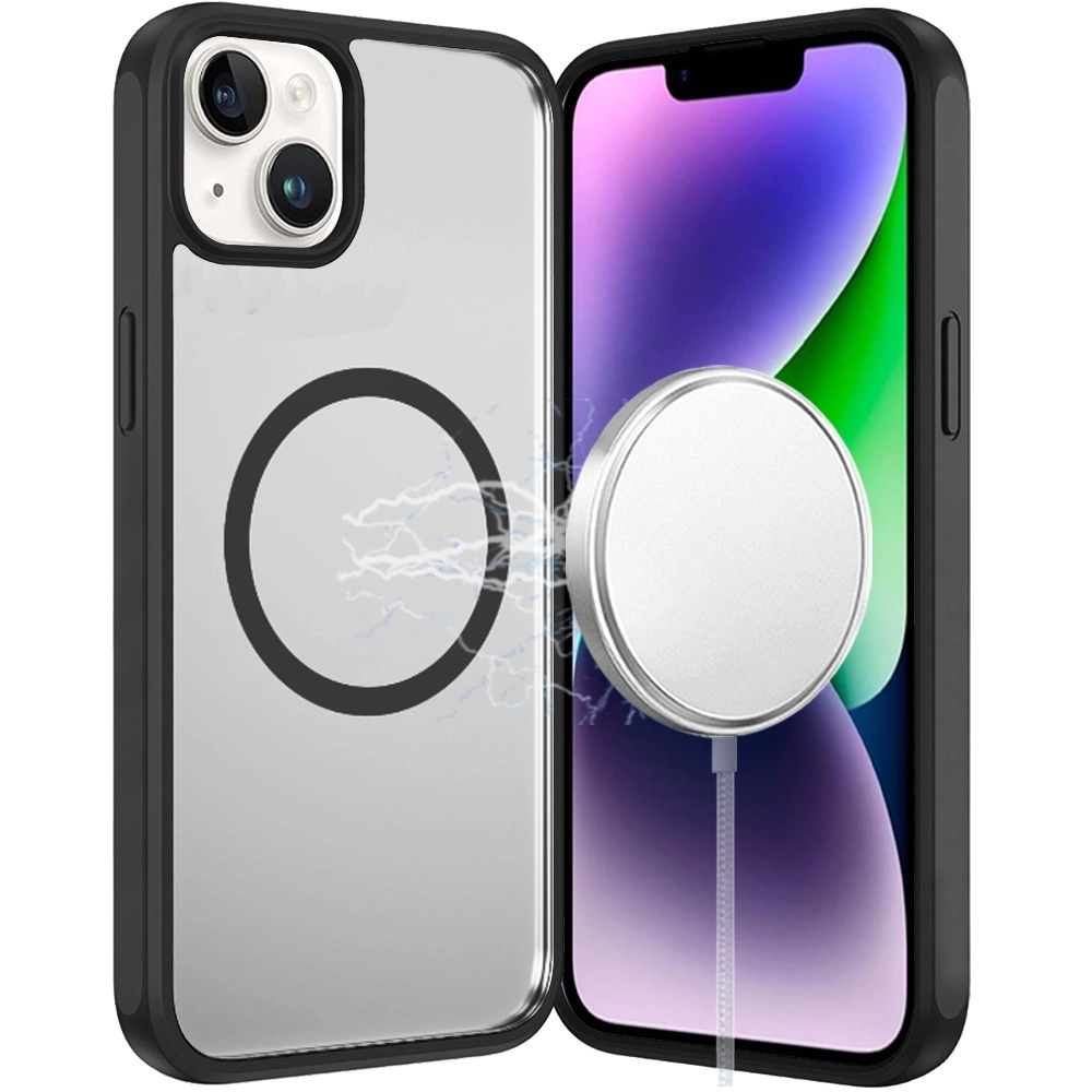 Case For iPhone 13/14 Magnetic Ring HQ (MGHYF6-ip14-BK)