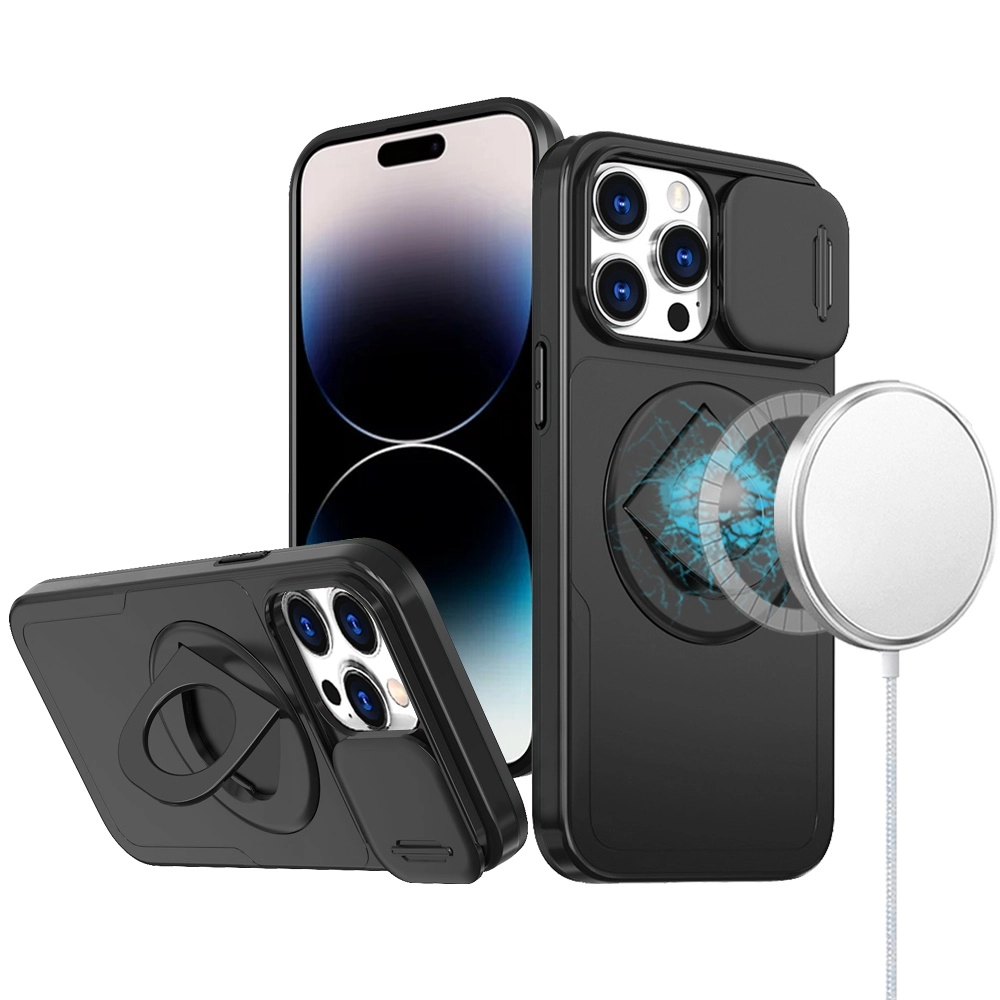 Case For iPhone 14 Pro Max (MGTRNDY-14PRMX-BK)
