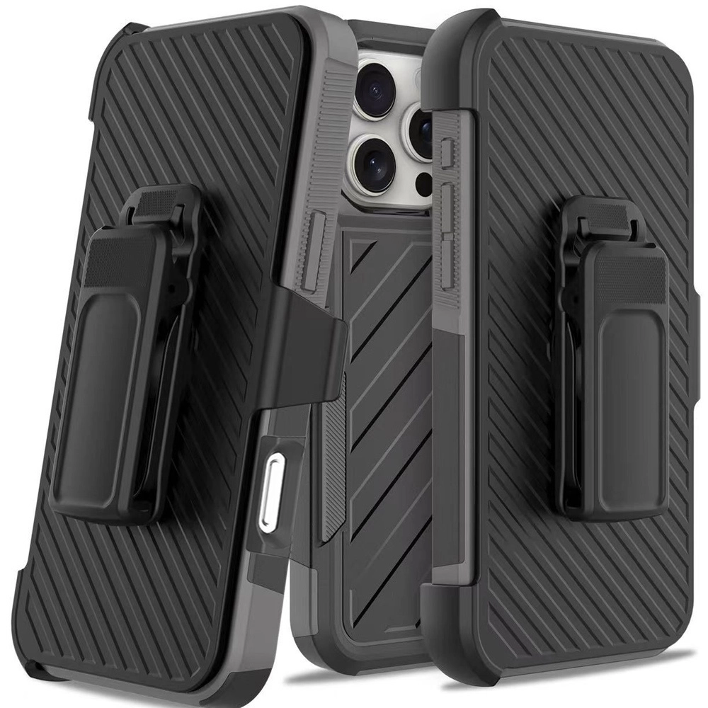 Case For iPhone 15 Pro Max (QBHLSNBL-15PrMX-BKGR)