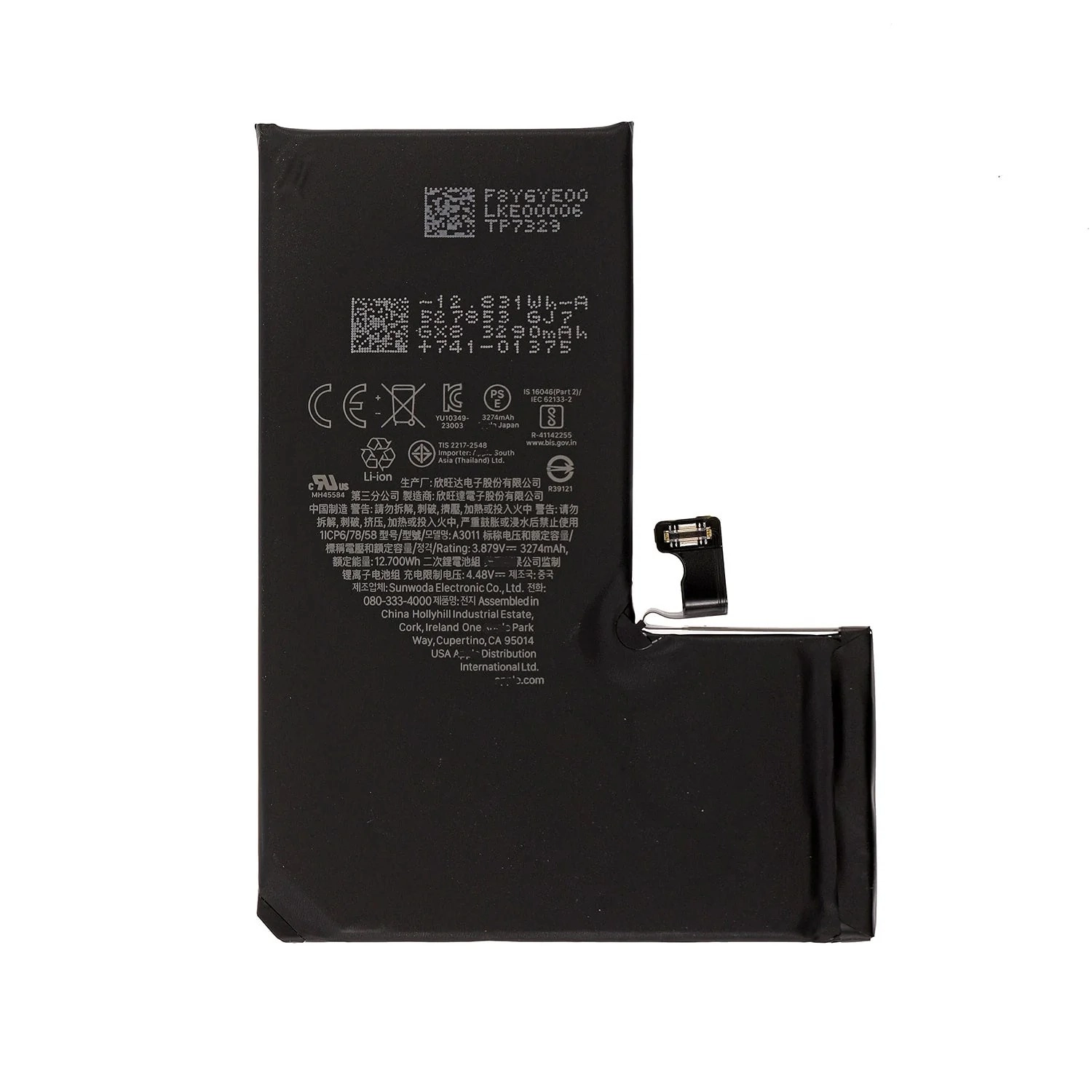 Battery phone 15 Pro with genuine IC chip