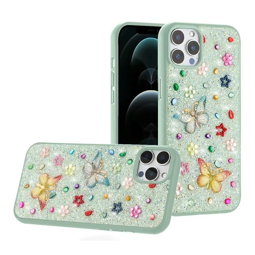 Case for iPhone 12 Pro Max QBBTRFLY-iP126.7-Teal