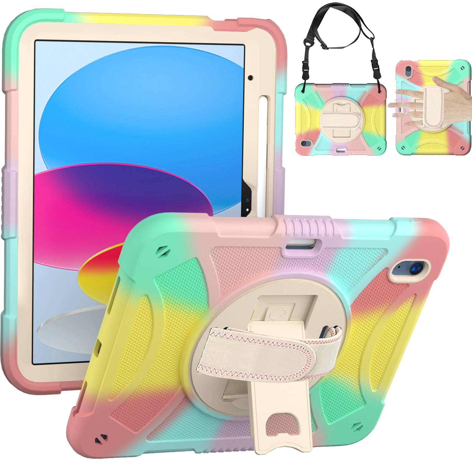 Case For iPad (A16) 2025 / iPad 10th Gen (TBHAND-iPD10gen-CLF)