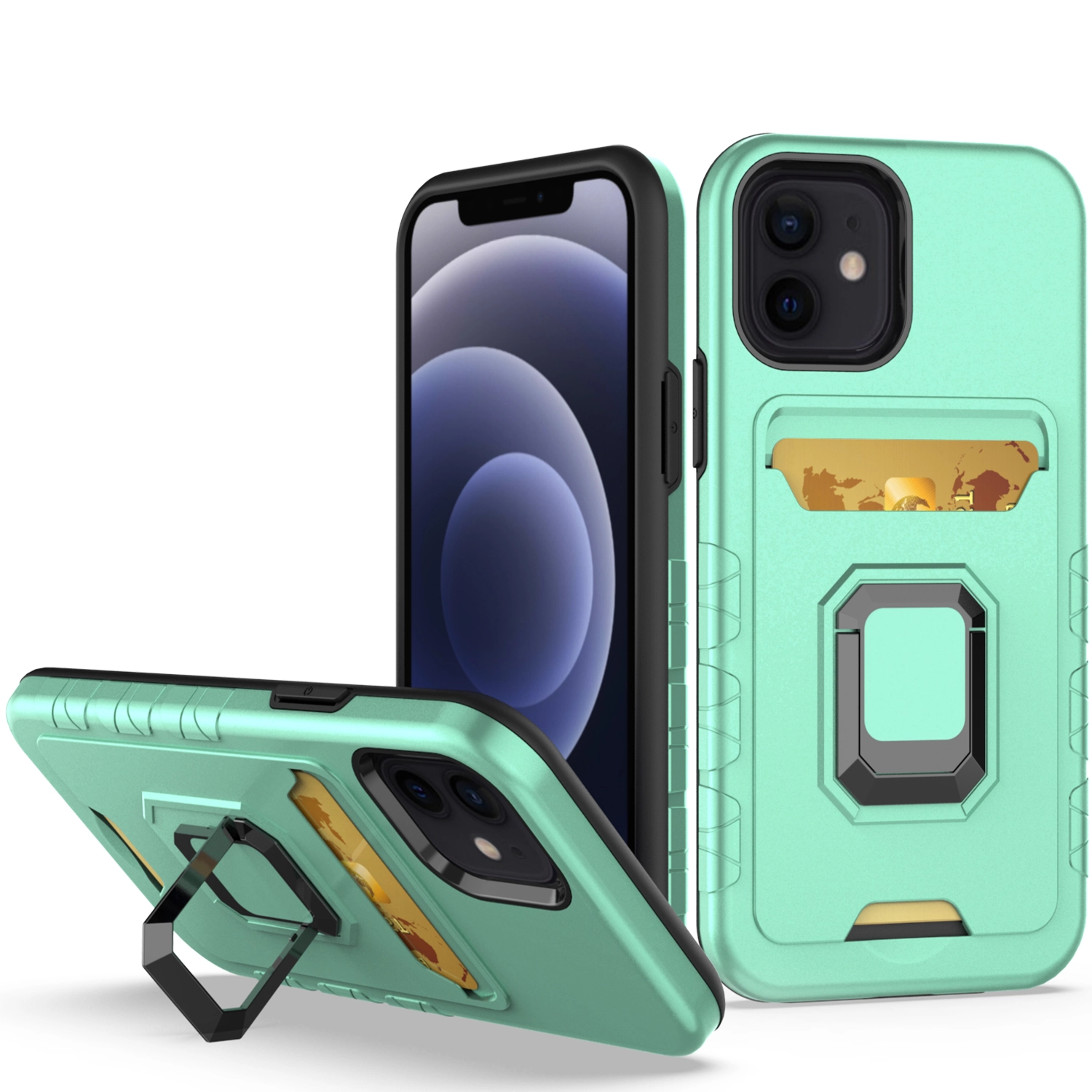 Case For iPhone 14 Pro (QBCRCD-PR14-TEAL)