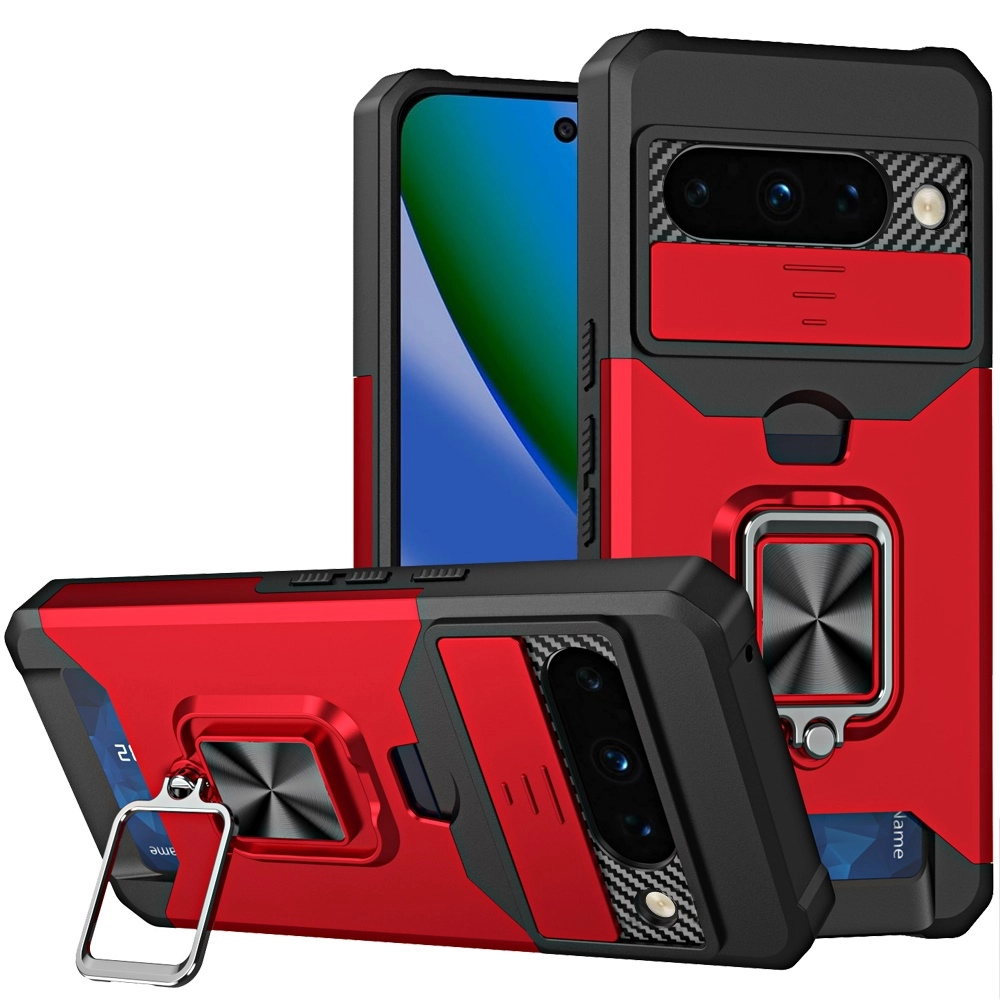 Case For Google Pixel 9 Pro (QBCRCM-9ProXLPix-Red)