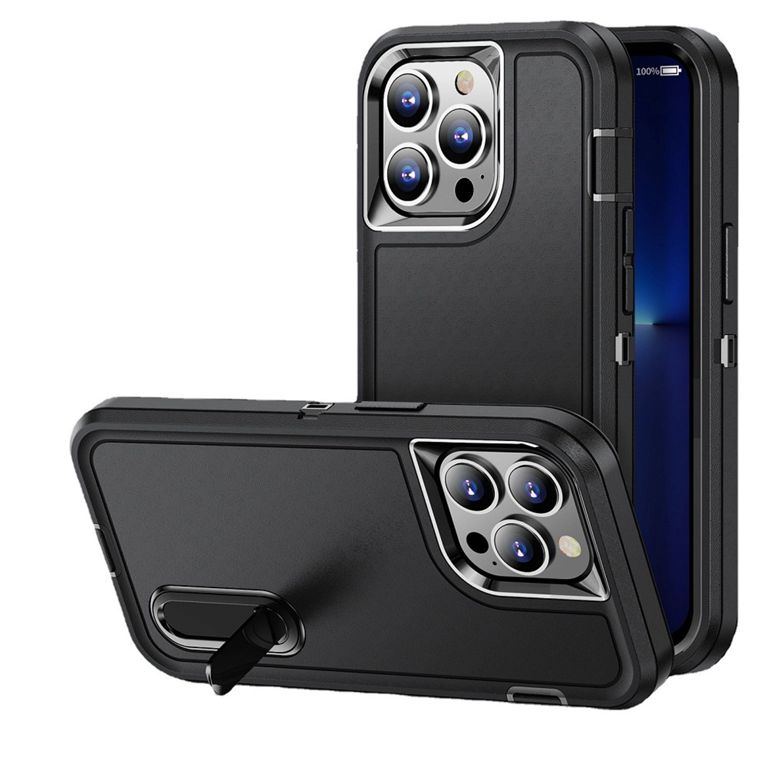 Case For iPhone 14 Pro Max (QBPEAK-14PRMX-BKBK)