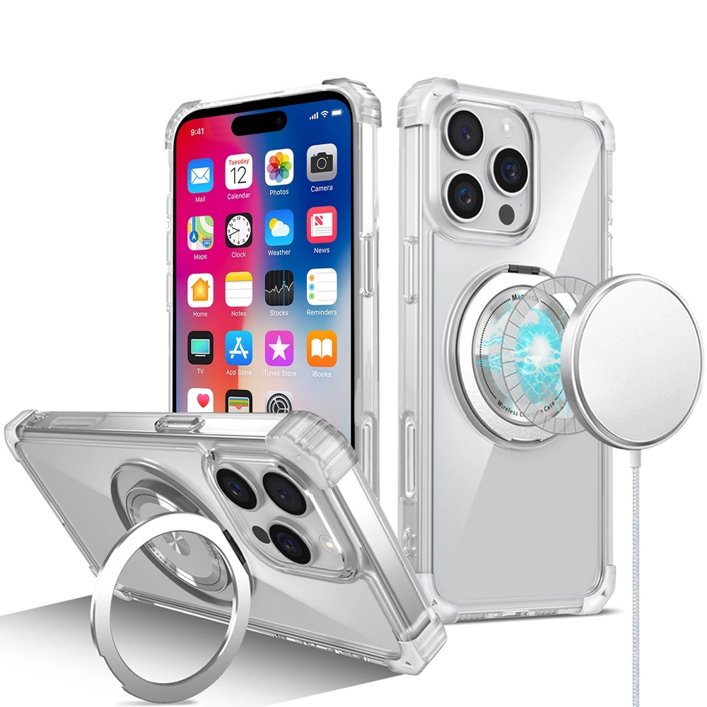 Case For iPhone 16 Pro (MGSHIELD-iP16Pro-Clr)