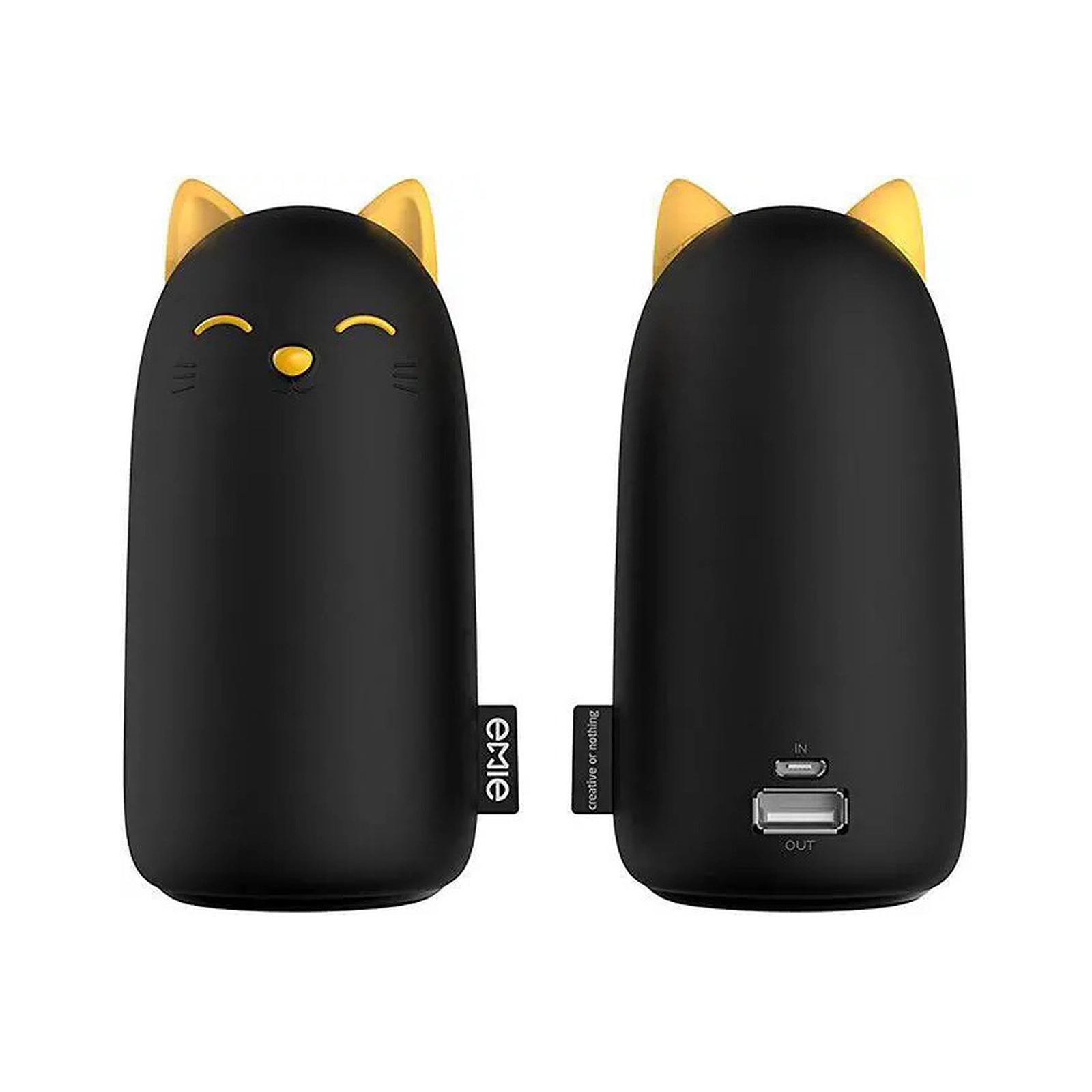 CAT POWERBANK 3.4A 10000MAH 2 USB PORTS - BLACK