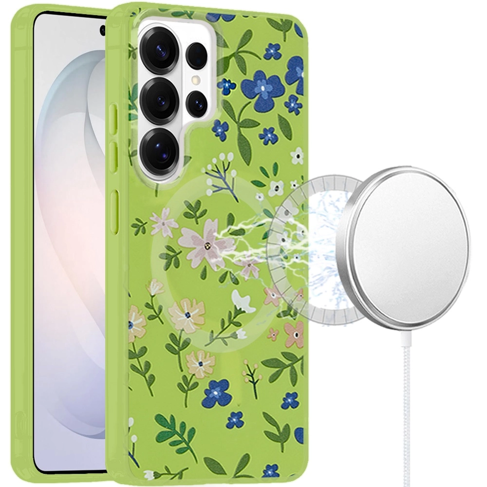 Case For Samsung A17 5G (QBCTMG-A17-GRNFLR)