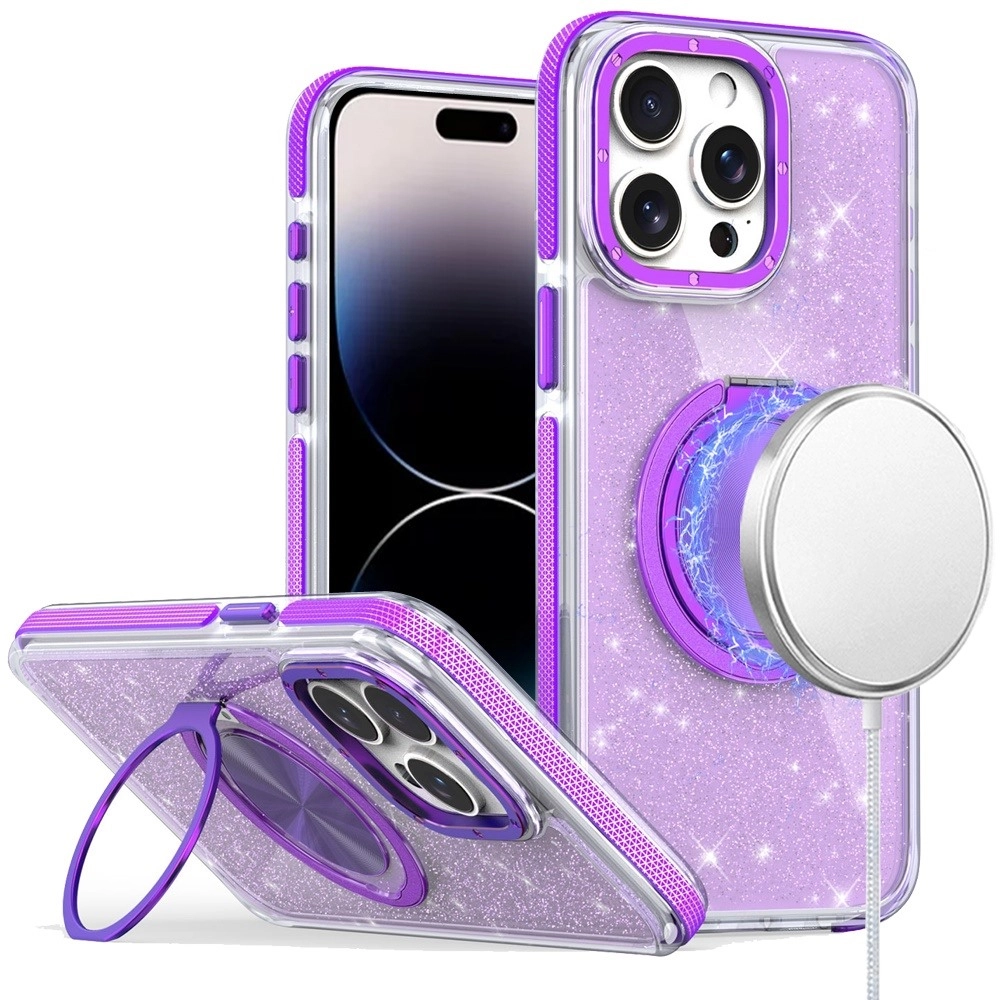 Case For iPhone 14 Pro Max (MGGLITZ-14PRMX-Prp)
