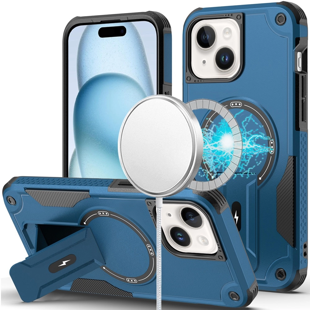 Case For iPhone 15 Plus/iPhone 14 Plus (MGBRKT-Plus15-Blue)
