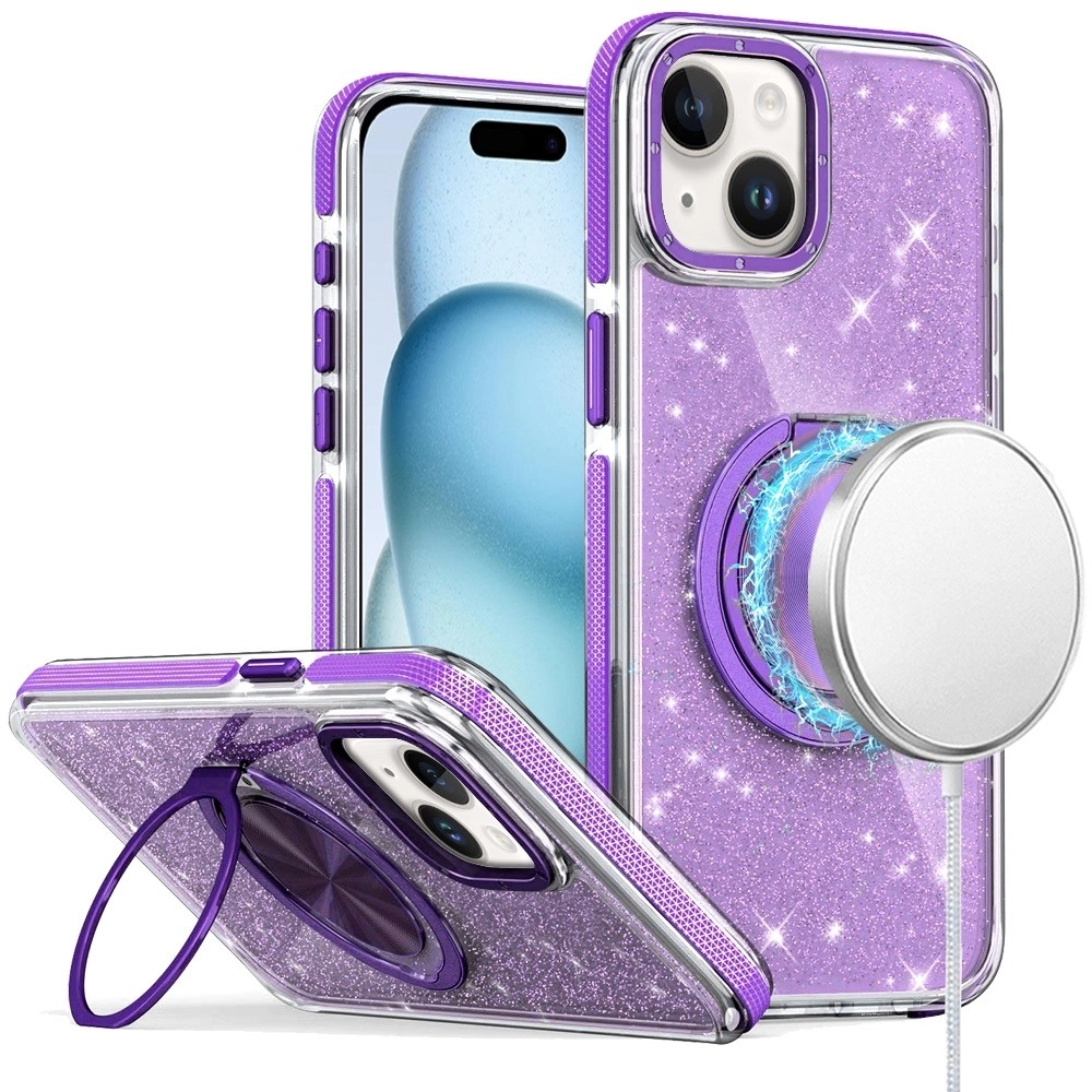 Case For iPhone 15 Plus/iPhone 14 Plus (MGGLITZ-Plus15-Prp)