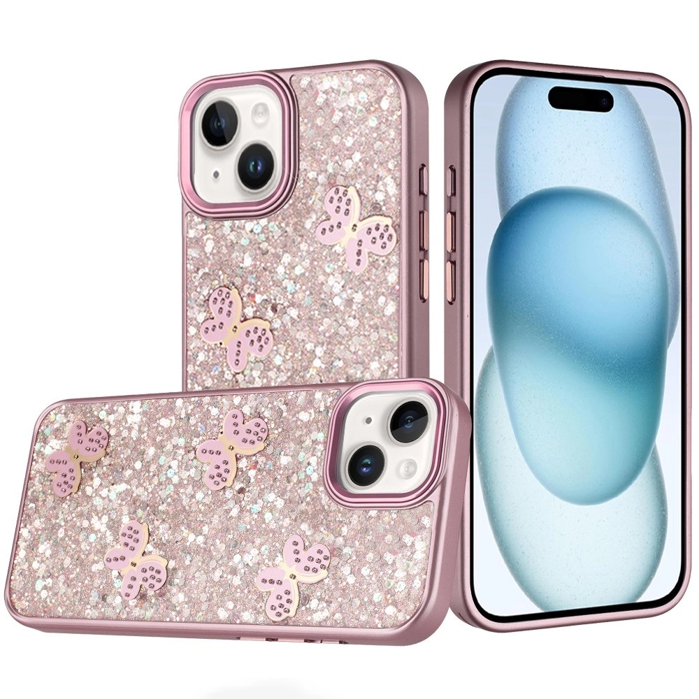 Case For iPhone 15 Plus/iPhone 14 Plus (QB3C-Plus15-Pnk)