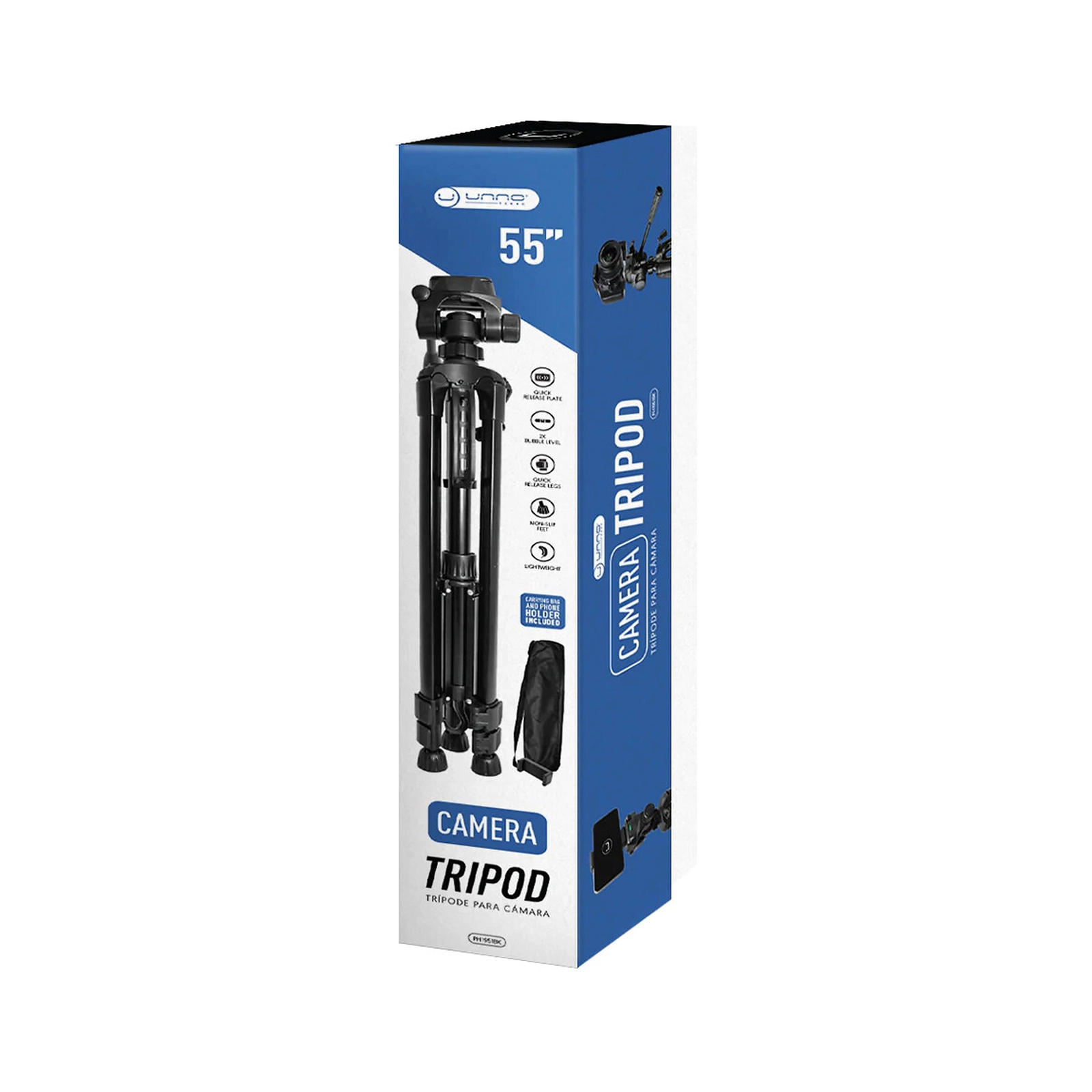Unno Camera Tripod 55" Light Weight - PH1952BK