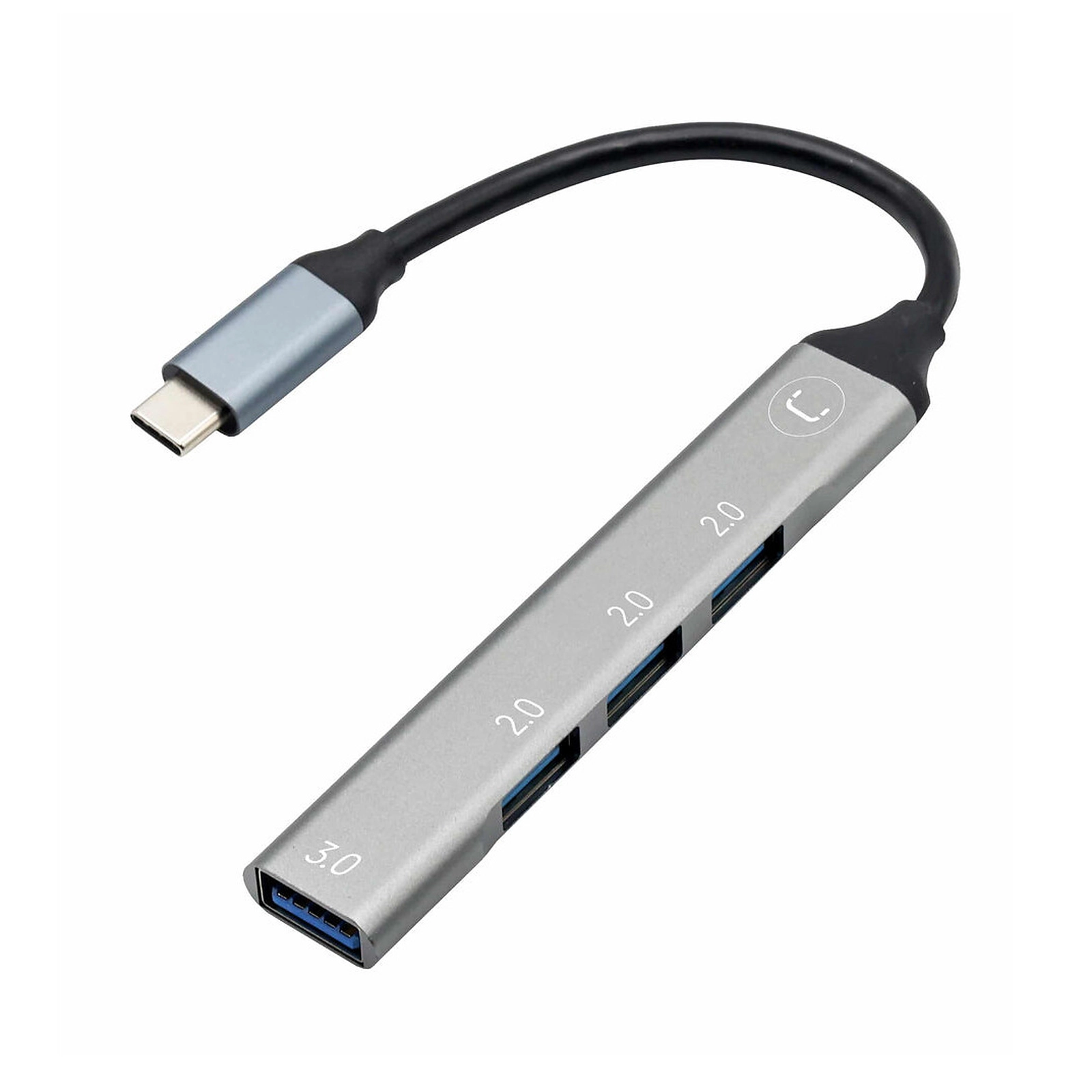 Unno Hub 4-Ports USB 3.0 - HB1011GY Gray