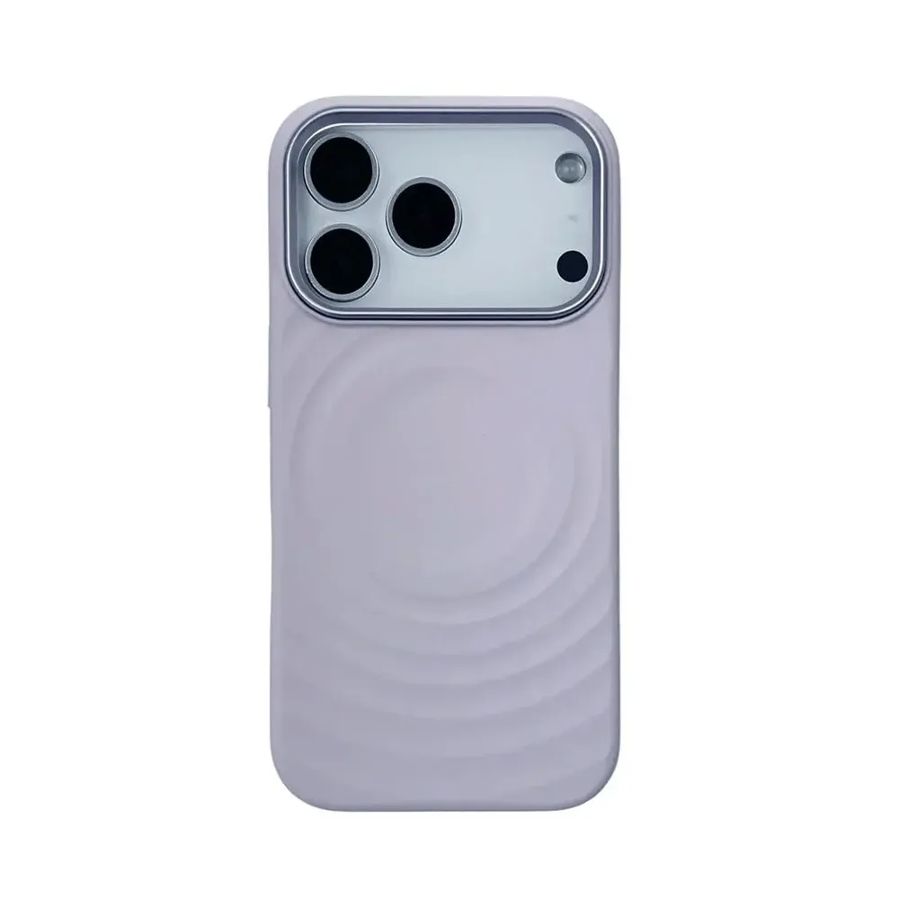 Case for iPhone 14 Pro Silicone MagSafe with Lens Protector Light Brown