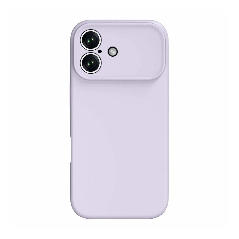 Case for iPhone 17 Silicone MagSafe with Lens Protector Lilac