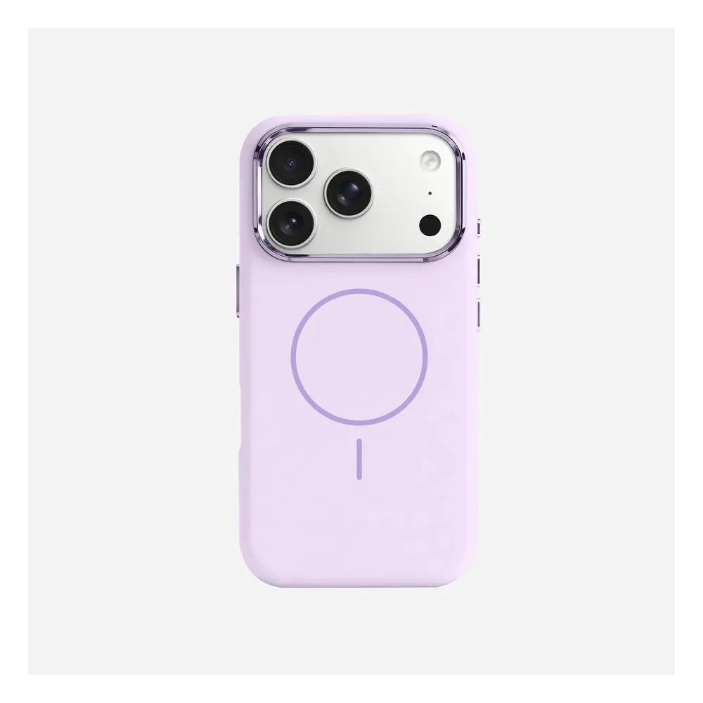 Case for iPhone 17 Pro Silicone MagSafe with Lens Protector Lilac