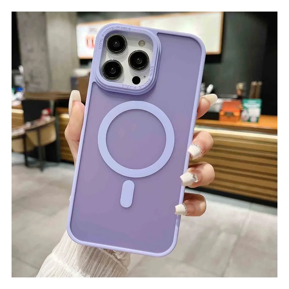 Case for iPhone 11 Pro Silicone MagSafe 360 Ring Lilac