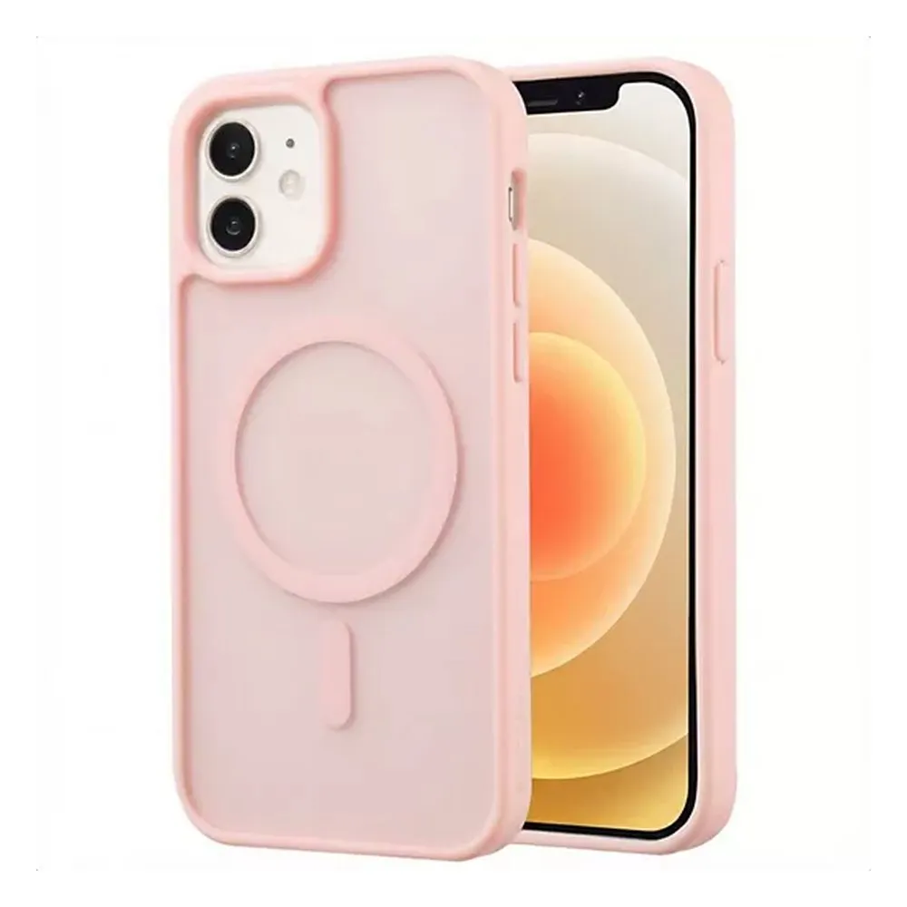 Case for iPhone 12 Silicone MagSafe 360 Ring Lilac