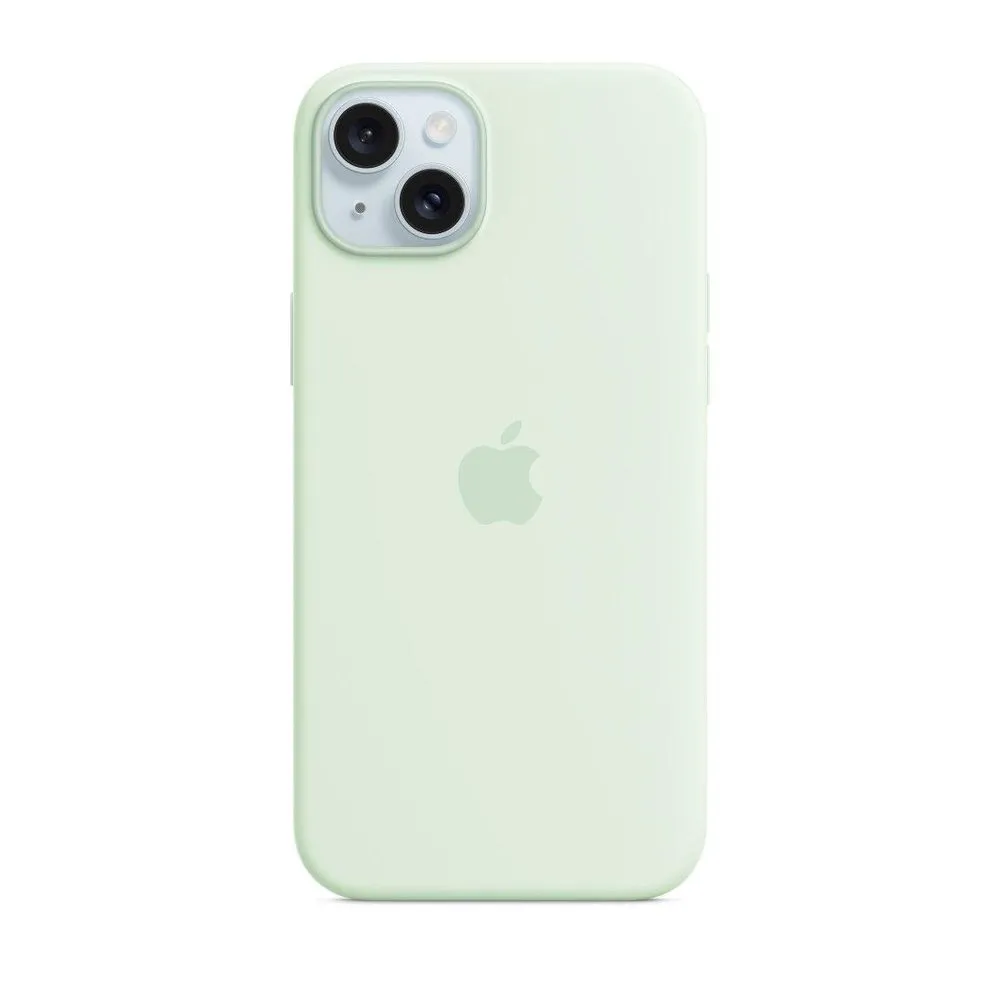 Case for iPhone 15 Silicone MagSafe Ring Lilac