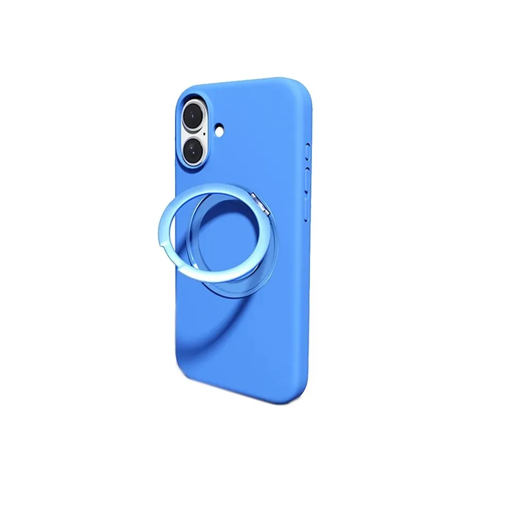 Case for iPhone 16 Silicone MagSafe 350 Ring Lilac