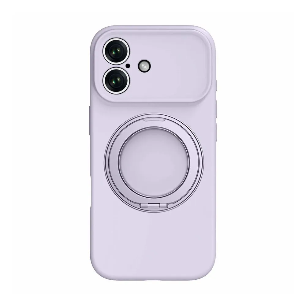 Case for iPhone 17 Silicone MagSafe 350 Ring Lilac