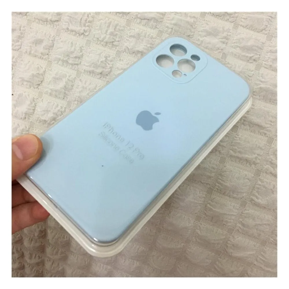 Case for iPhone 12 Pro Max Silicone Sky Blue