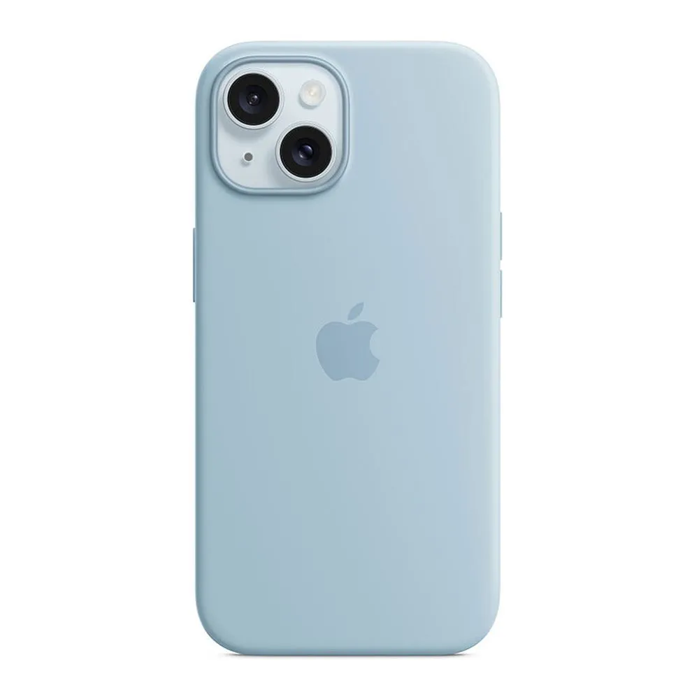 Case for iPhone 15 Silicone Sky Blue