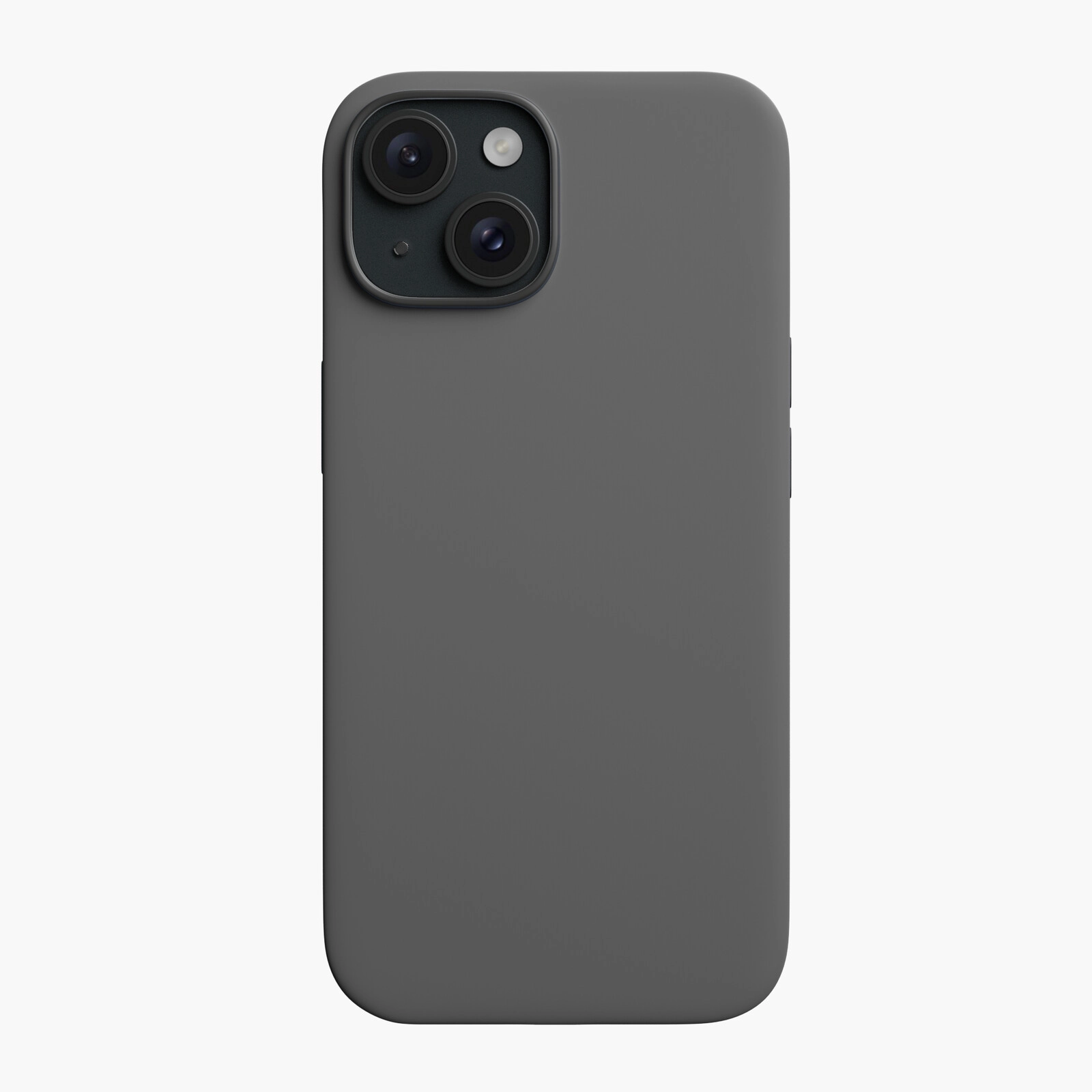 Case for IPhone 15 Silicone dark gray