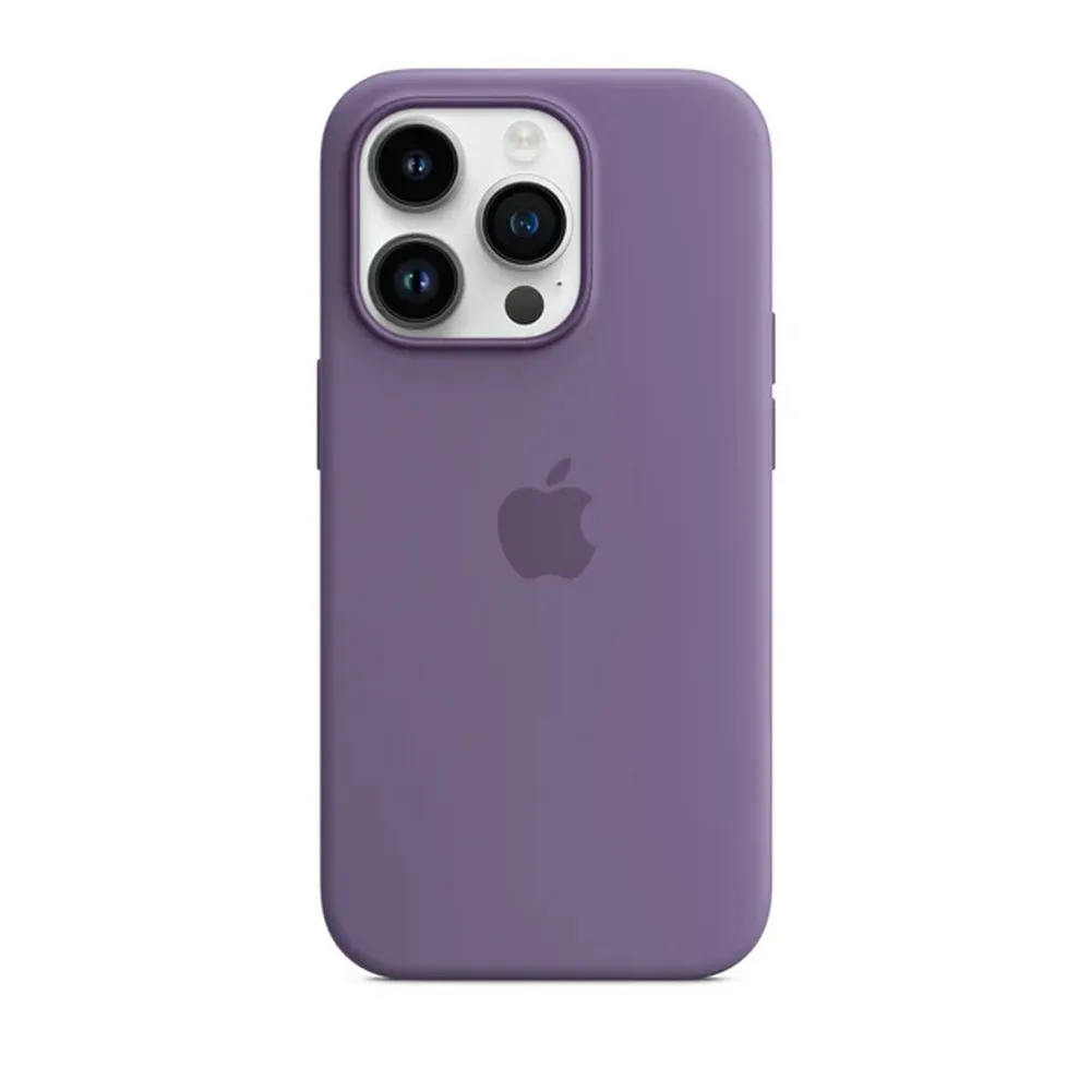 Case for iPhone 15 Pro Silicone Violet