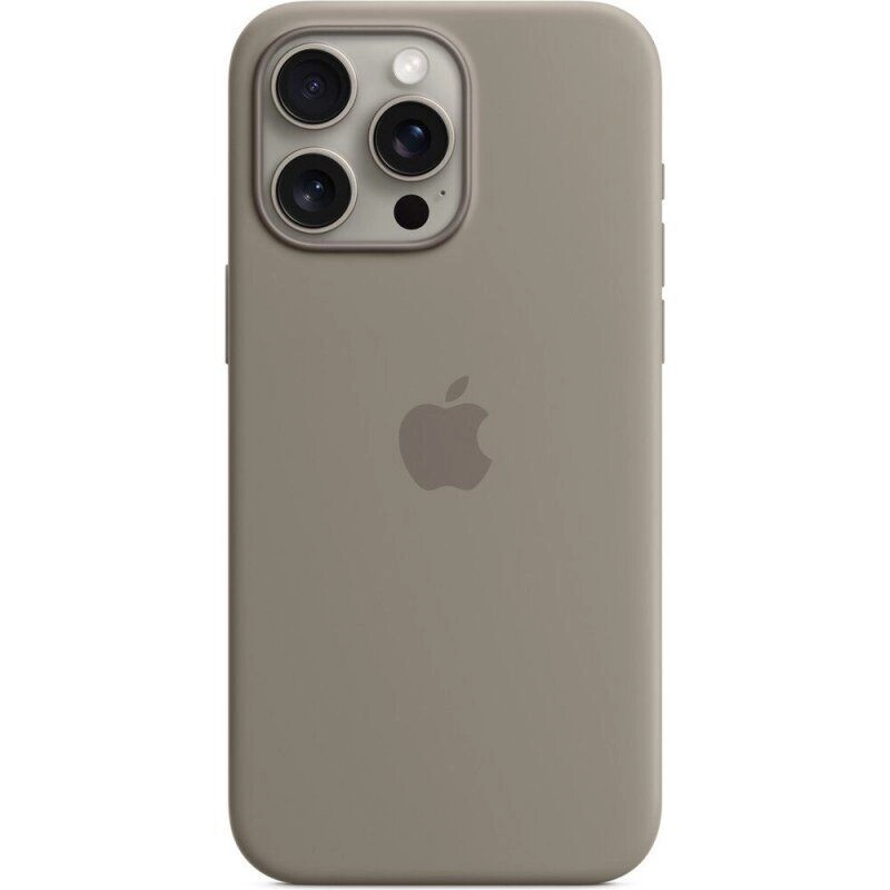 Case for IPhone 15 PRO MAX Silicone light gray