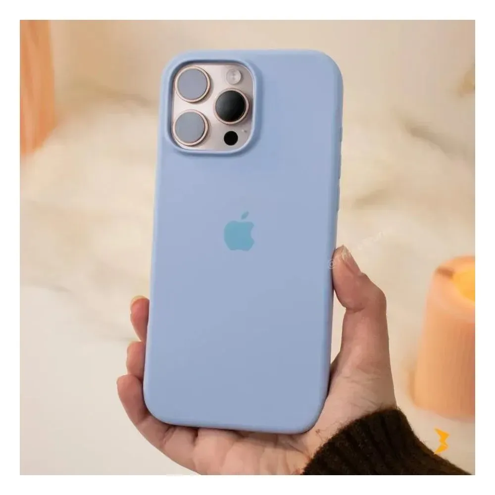Case for iPhone 16 Pro Max Silicone Sky Blue