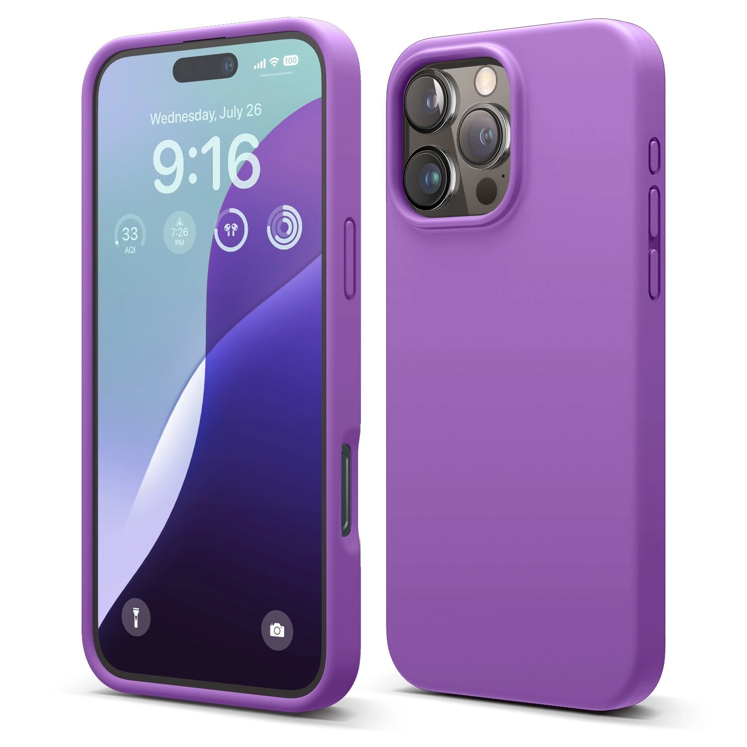 Case for IPhone 16 PRO MAX Silicone violet