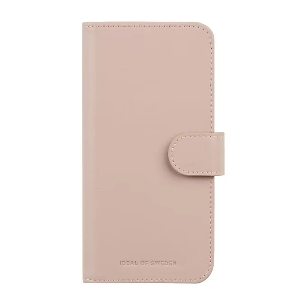 Case for iPhone 15 Silicone Magnetic Wallet Pastel Pink