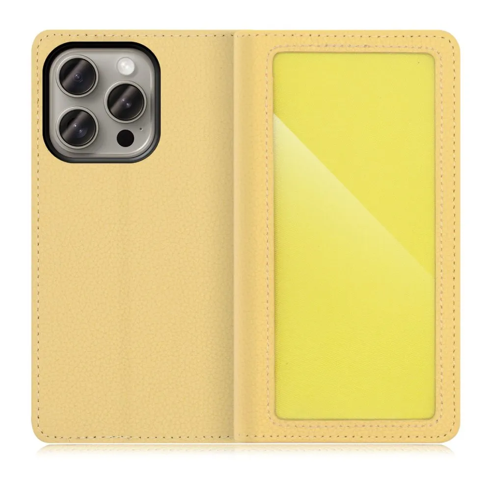 Case for iPhone 15 Pro Silicone Magnetic Wallet Lime Yellow